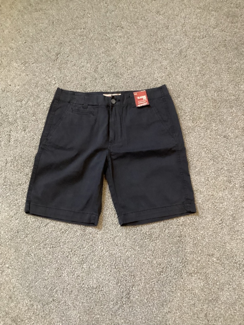 Arizona Jean Company Black Flat-Front Men's Shorts